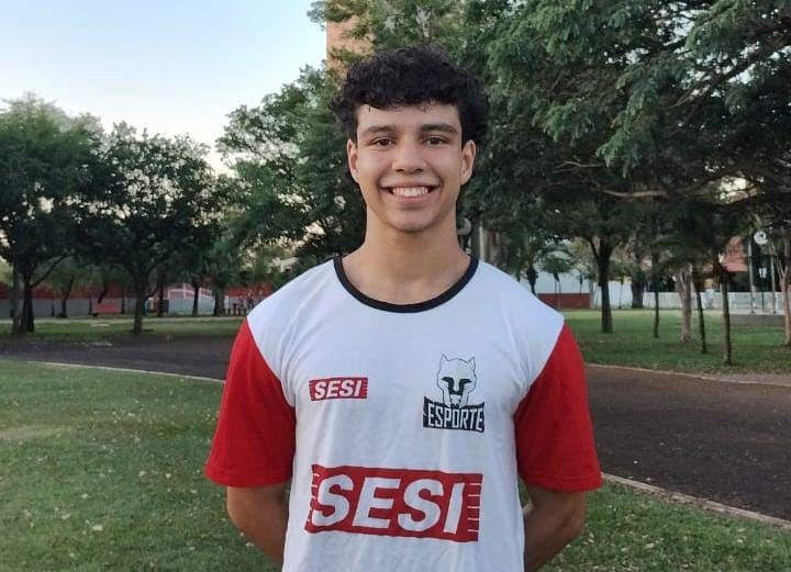 Aluno do Programa Sesi Esporte vem se destacando no atletismo