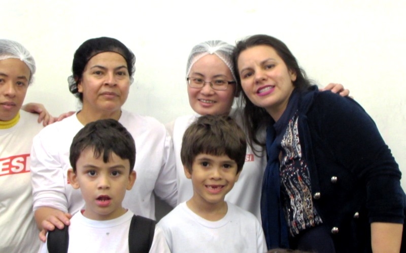 Alunos trazem familiares para piquenique