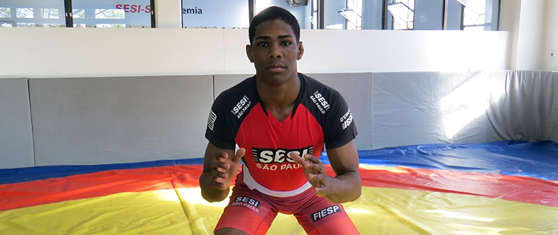 Atleta do SESI Osasco é convocado para Pan-americano Júnior de Wrestling 2018