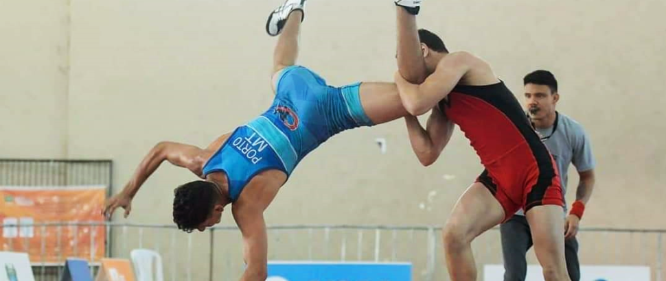 Atleta do rendimento de luta olímpica do SESI-SP se destaca nos Jogos Escolares da Juventude Wrestling 