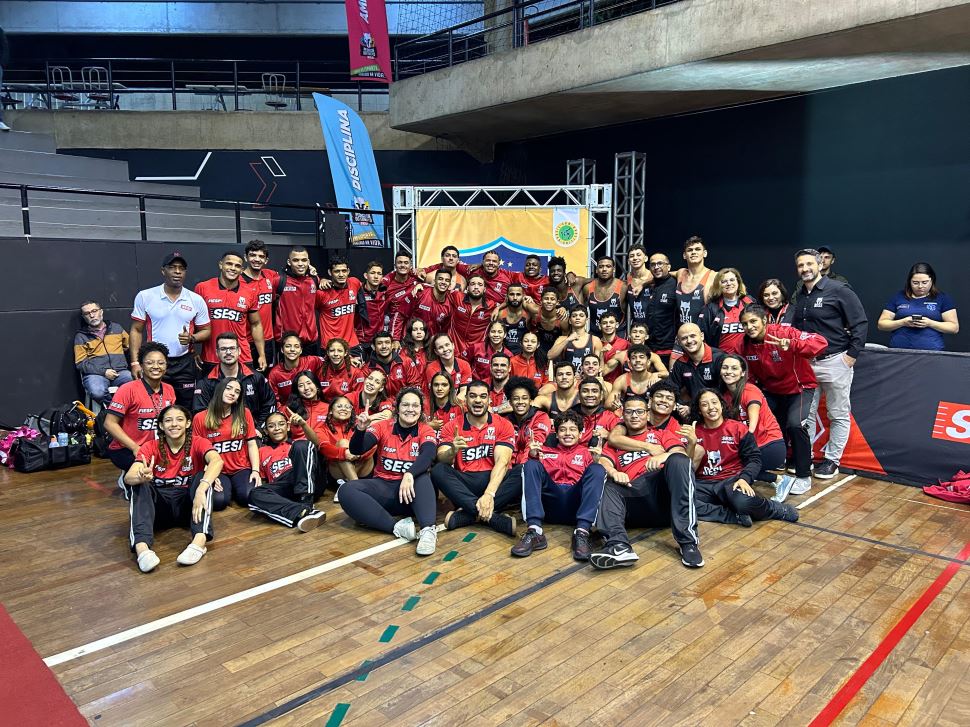 Vitória avassaladora do SESI-SP no Campeonato Brasileiro de Interclubes de Wrestling por Equipes