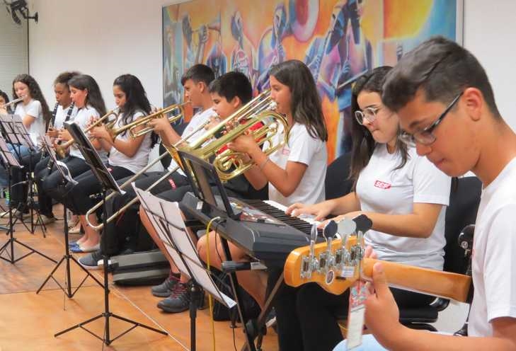 Alunos de música se apresentam no SESI-SP de Ourinhos