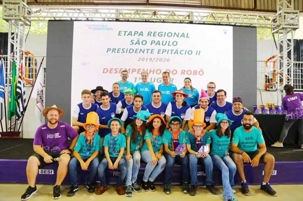 Equipe Sesi Robotics School, de Ourinhos, parte para competição nacional de Robótica com grandes chances de premiação