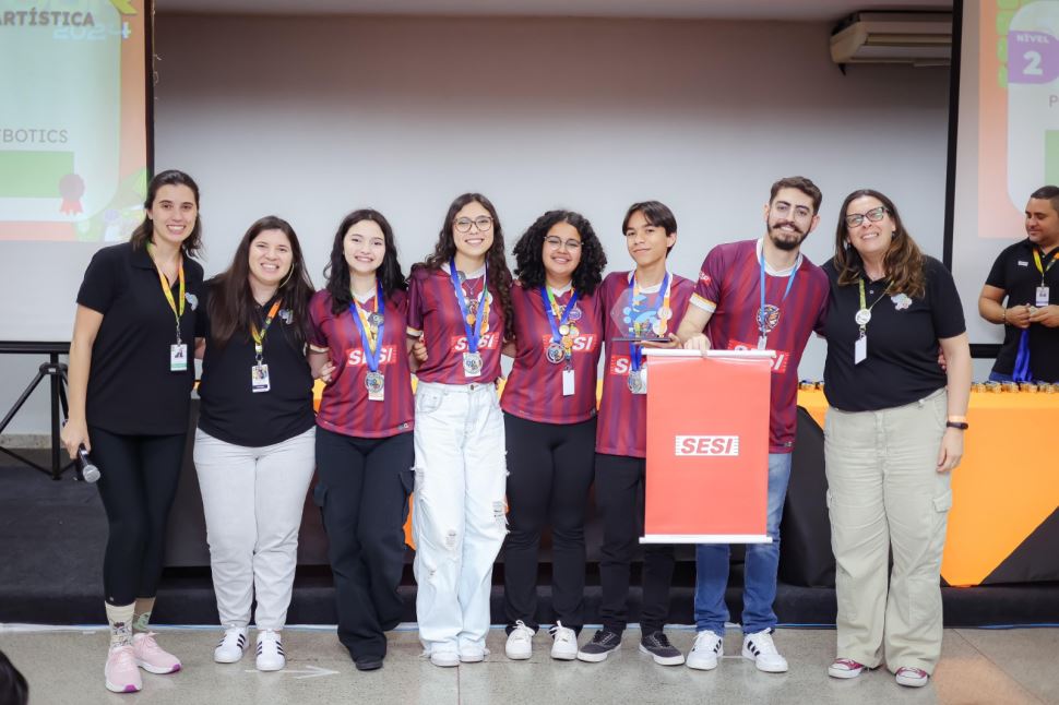 Equipe de Robótica da Escola SESI Santa Cruz do Rio Pardo conquista medalha na Olimpíada Brasileira e classificam para o Mundial de 2025