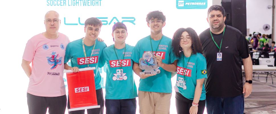 Equipe de robótica do Sesi Ourinhos é campeã nacional da RoboCup Junior Soccer e representará o Brasil no Mundial na Coreia do Sul