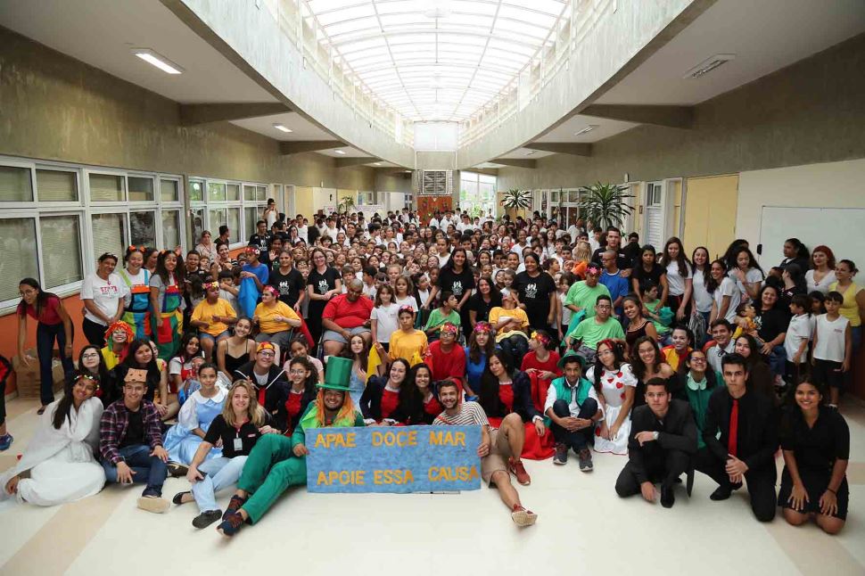 Educandos da APAE visitam a Escola SESI-SP de Presidente Epitácio