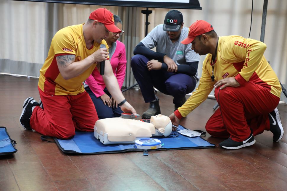 Hotel Sesi Epitácio realiza treinamento de segurança e prevenção de acidentes