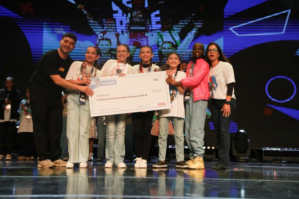 Alunas do SESI de Presidente Epitácio conquistam 3º lugar no Festival SESI Dance 