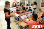 Escola Sesi-SP de Álvares Machado tem aula inaugural da EJA