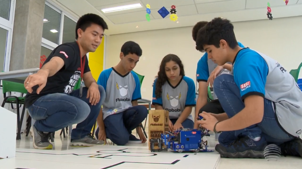 Escolas SESI-SP de Presidente Prudente se preparam para Olimpíada Brasileira de Robótica