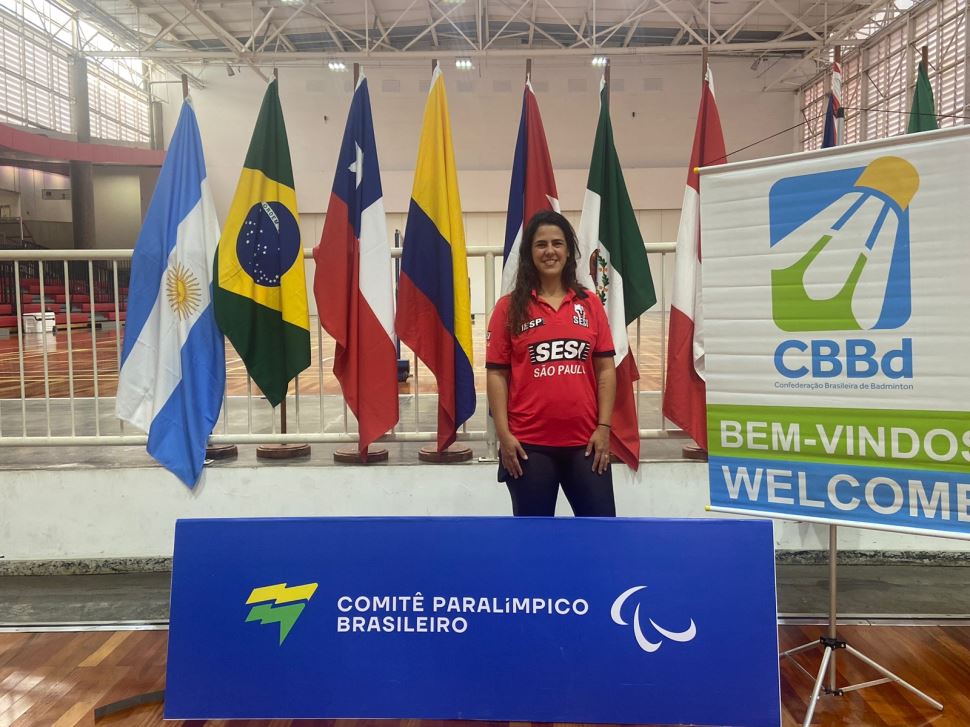 Técnica de Badminton do Sesi Prudente participa de treinamento Internacional da modalidade