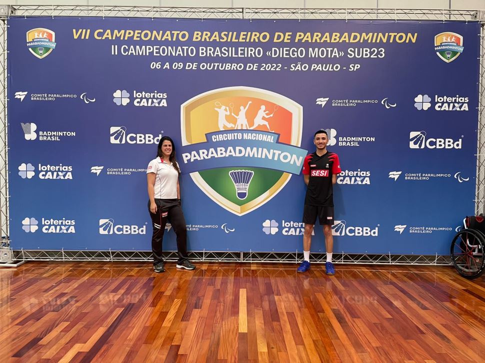 Técnica e atleta do Sesi Prudente são convocados para Internacional de Parabadminton na Espanha