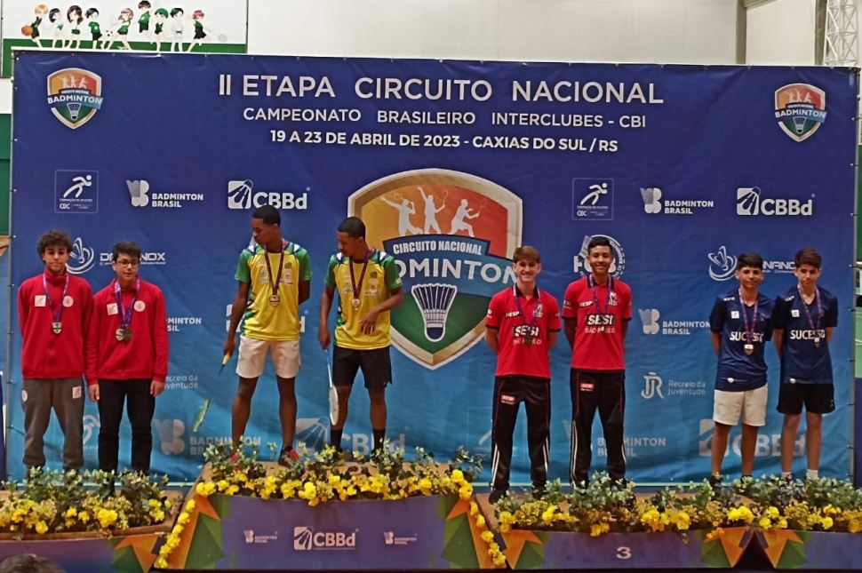 Atletas de Badminton do Sesi Prudente participam da 2ª Etapa Nacional da modalidade