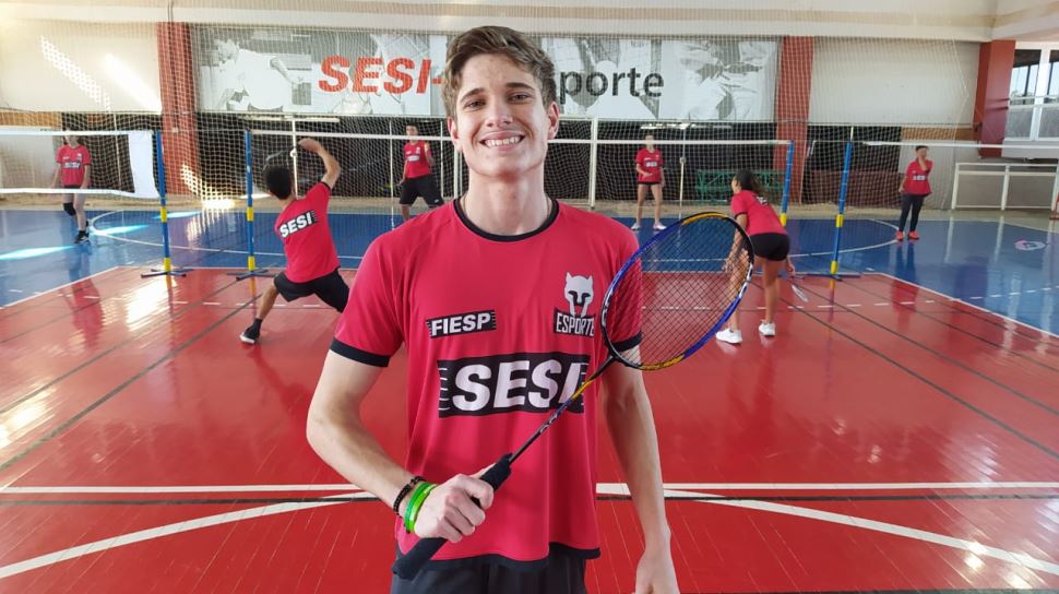 Atleta do Sesi Prudente é convocado para o Panamericano Júnior de Badminton