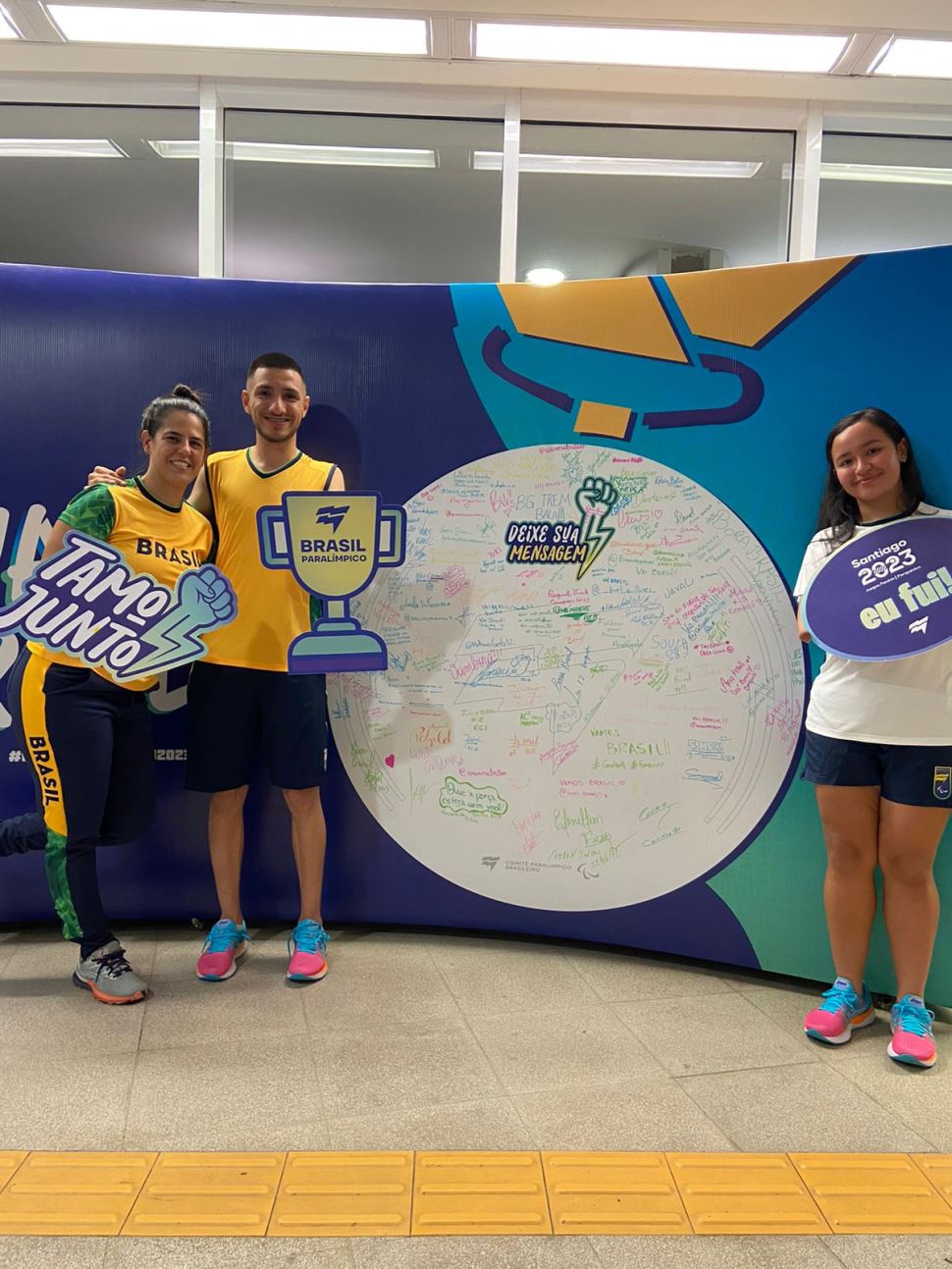 Acompanhe os nossos atletas nos Jogos Parapanamericanos 2023