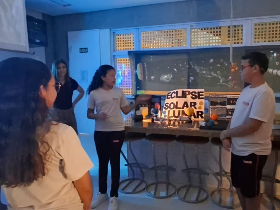 Em atividade interdisciplinar, alunos do Sesi de Osvaldo Cruz constroem Estação Astronômica  