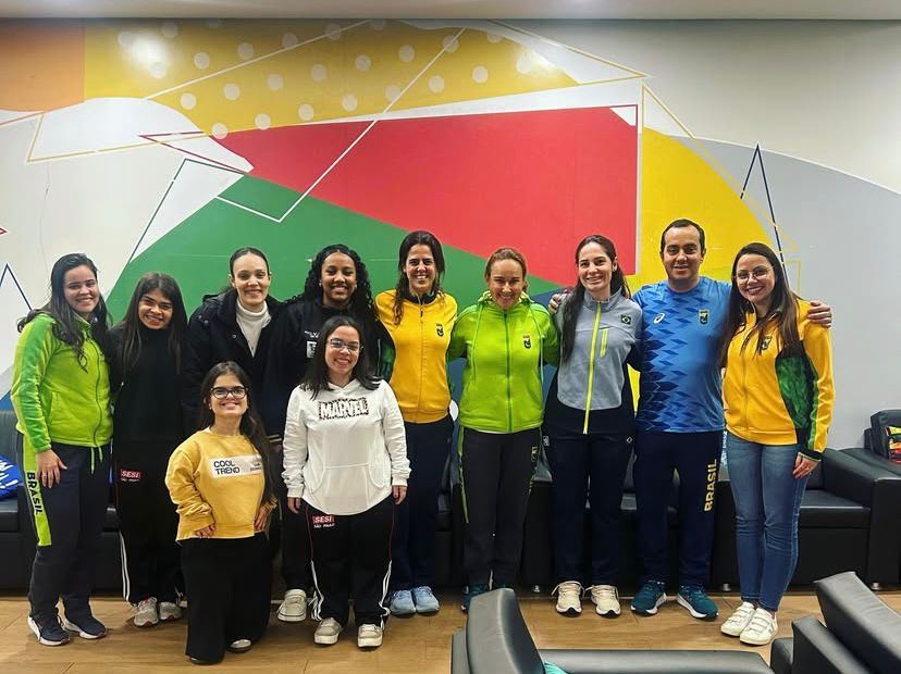 Representantes do Sesi Prudente participam de treinamento pré-Internacional de Parabadminton em São Paulo 