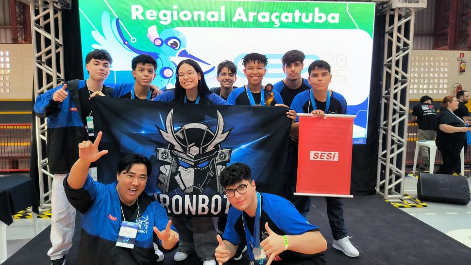 Equipes do SESI se destacam na Etapa Regional da Olimpíada Brasileira de Robótica em Araçatuba 