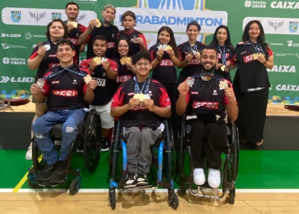 Atletas do Parabadminton do Sesi Prudente conquistam 24 medalhas na última etapa do Campeonato Brasileiro de 2025