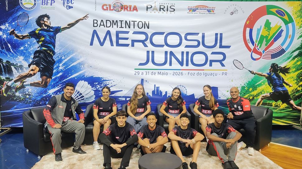 SESI Prudente conquista medalhas e destaca talentos no Mercosul Júnior Internacional de Badminton