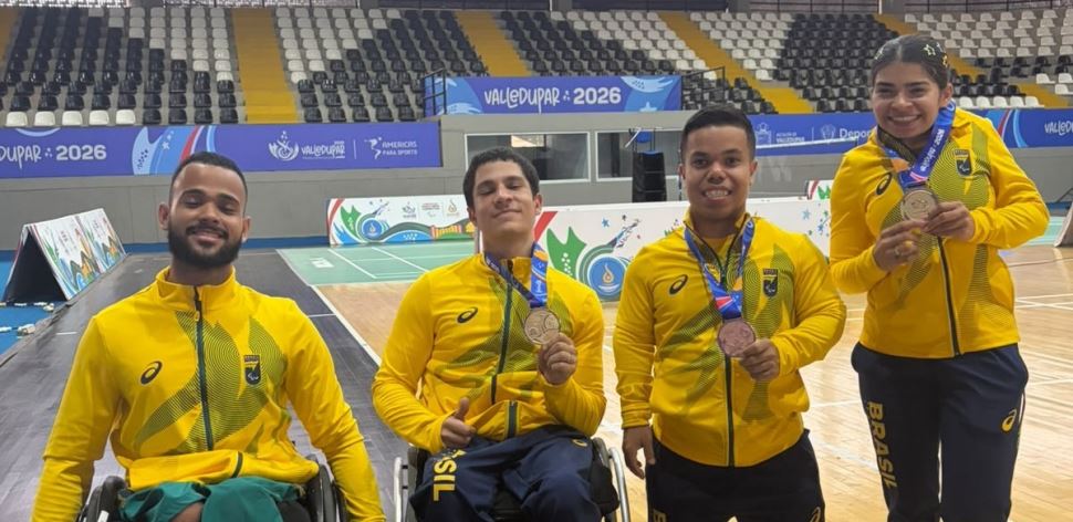 Badminton Paralímpico do SESI-SP conquista quatro medalhas nos Jogos Parasul-Americanos de Valledupar 2026, na Colômbia
