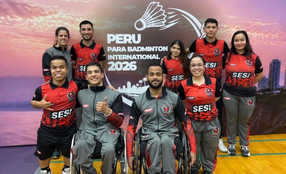 Badminton Paralímpico do Sesi-SP conquista 12 medalhas no Peru Para Badminton International 2026