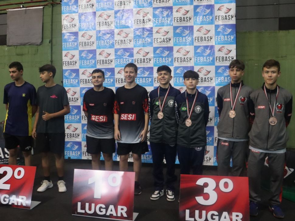 Badminton do SESI-SP conquista 19 medalhas na 4ª Etapa do Campeonato Estadual 