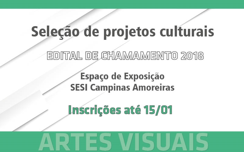 SESI Campinas Amoreiras seleciona projetos em Artes Visuais