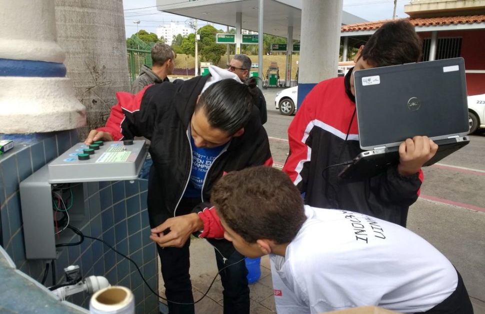 Sanebavi testa projeto inovador de controle de desperdício de água desenvolvido por estudantes do SESI