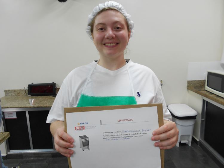 Clarita com certificado