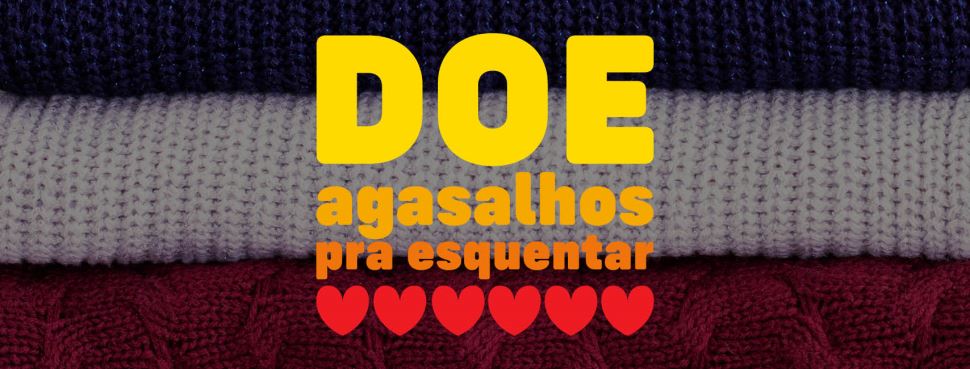 Campanha do agasalho terá Drive-Thru nesta sexta, no SESI Amoreiras