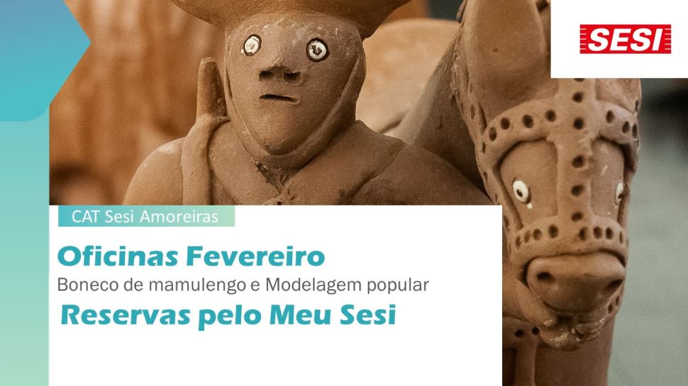 Sesi Amoreiras oferece duas oficinas relacionadas à exposição “Criar, Fazer e Viver”, em fevereiro
