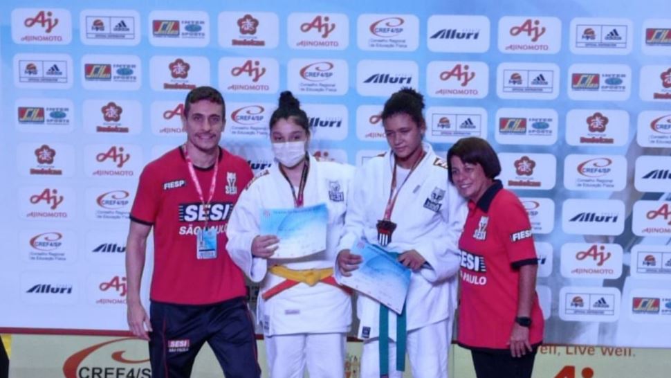 Atleta do Sesi Campinas é campeã do Sub 15 na Copa São Paulo de Judô