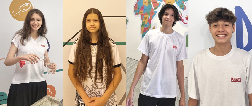 Sesi Valinhos participa de olimpíadas educacionais e traz medalhas para casa