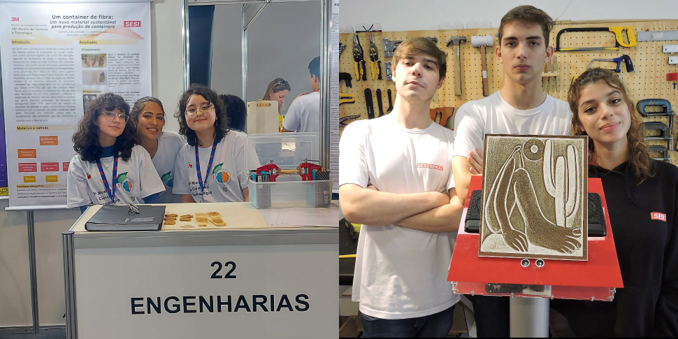 Alunos do SESI Campinas são finalistas na FEBRACE, maior feira de ciências e engenharia do Brasil