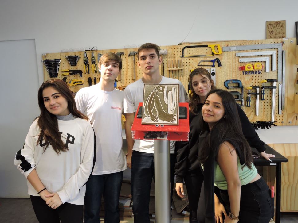 Projeto de democratização de arte para deficientes visuais de alunos do SESI Amoreiras é premiado na FEBRACE