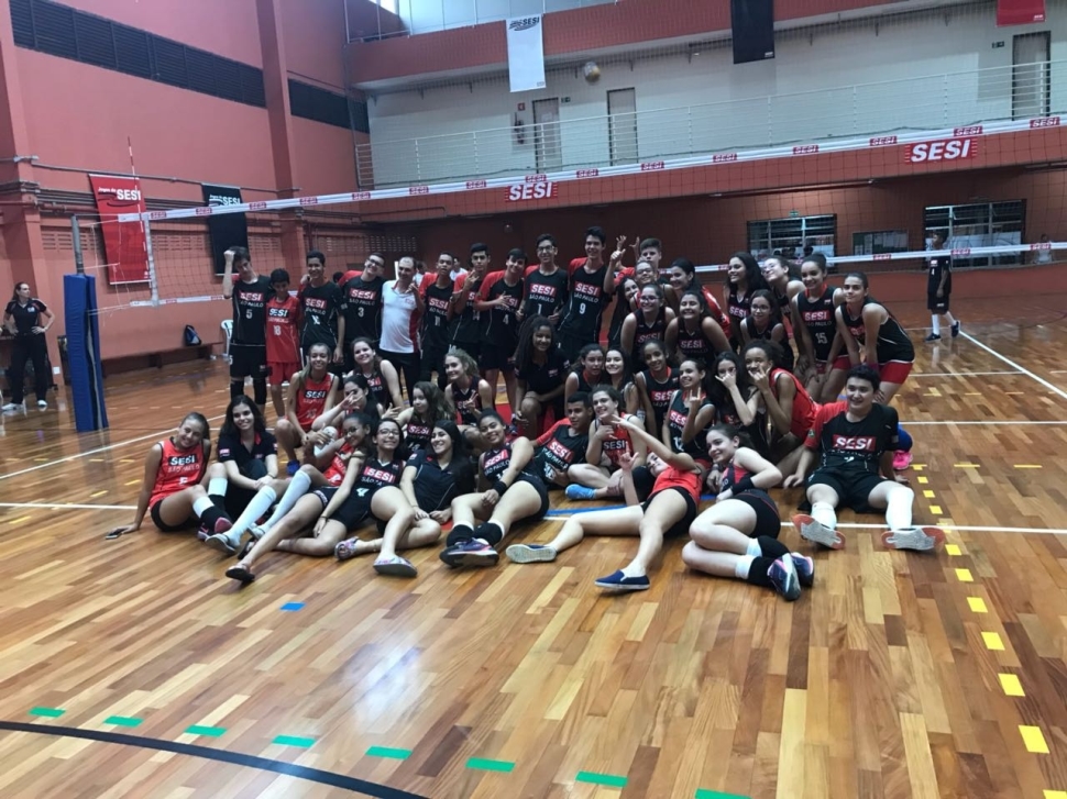 Voleibol SESI Ribeirão Preto tem brilhante participação na liga SESI-SP Treinamento Esportivo