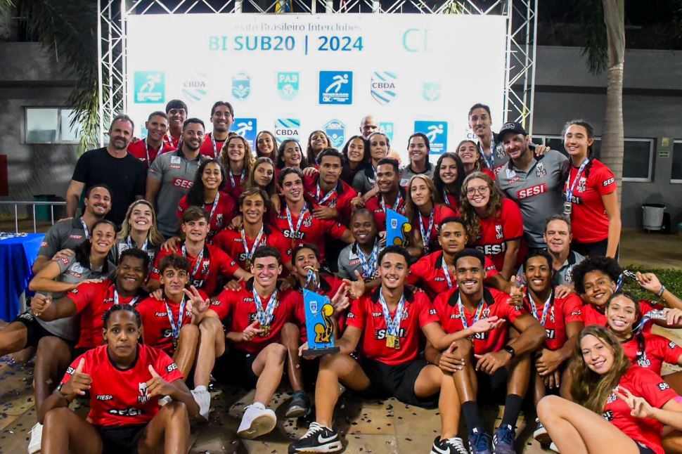 SESI-SP é campeão invicto no Campeonato Brasileiro Interclubes Sub20 de Polo Aquático