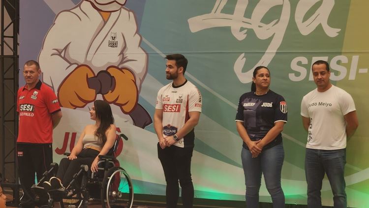 Lais Souza no Festival Sesi-SP de Judô