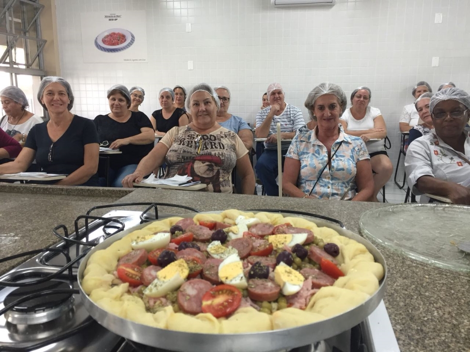 Curso Goumert de pizzas foi sucesso no SESI Rio Claro