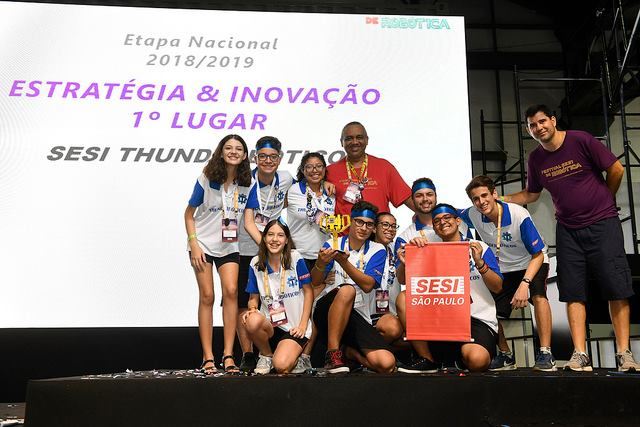 Equipe do SESI Rio Claro é destaque em torneio de Robótica 
