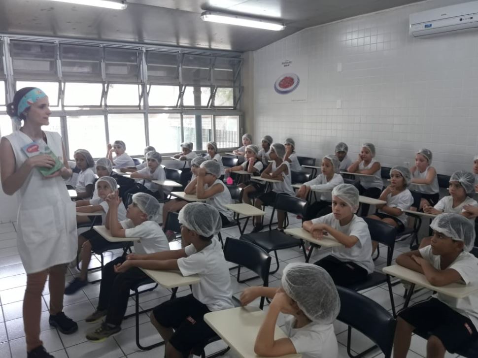 Alunos dos 1ºs anos do Ensino Fundamental têm atividade diferenciada na Cozinha Didática do SESI Rio Claro