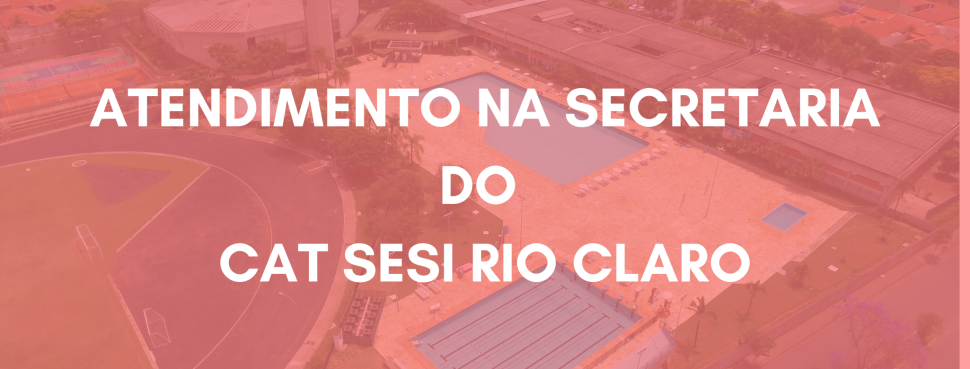 ATENDIMENTOS NA SECRETARIA DO CENTRO DE ATIVIDADES DEVEM SER AGENDADOS