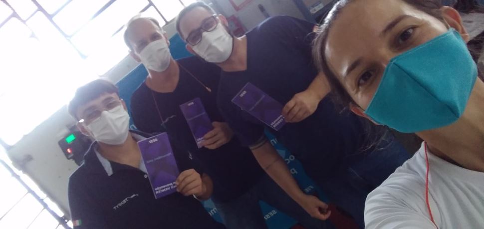 NOVEMBRO AZUL É TEMA DE AÇÃO DO SESI GINÁSTICA NA EMPRESA