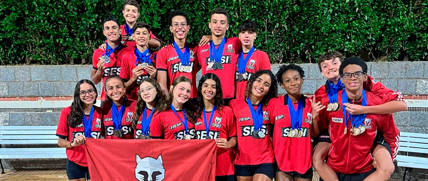 SESI Santa Bárbara d'Oeste conquista 74 medalhas em Torneio Regional Mirim a Sênior