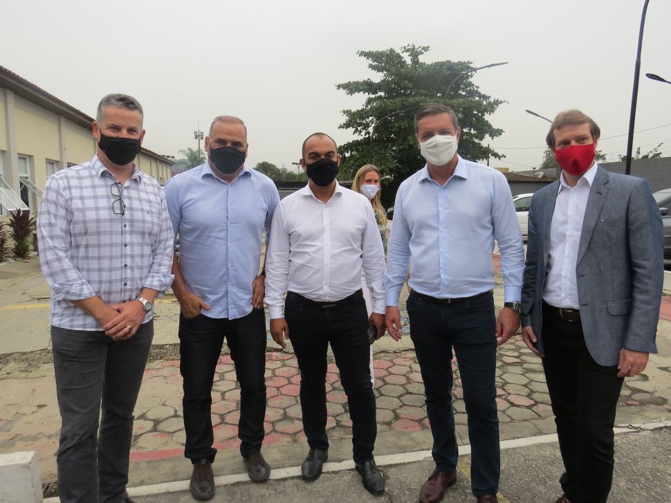 Sesi Santos recebe a visita do Prefeito Municipal, Rogerio Santos