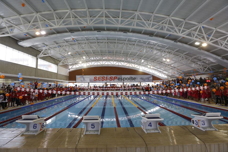 SESI São Bernardo realiza 3ª Fase da Liga SESI-SP de Treinamento Esportivo da Natação - Etapa Estadual