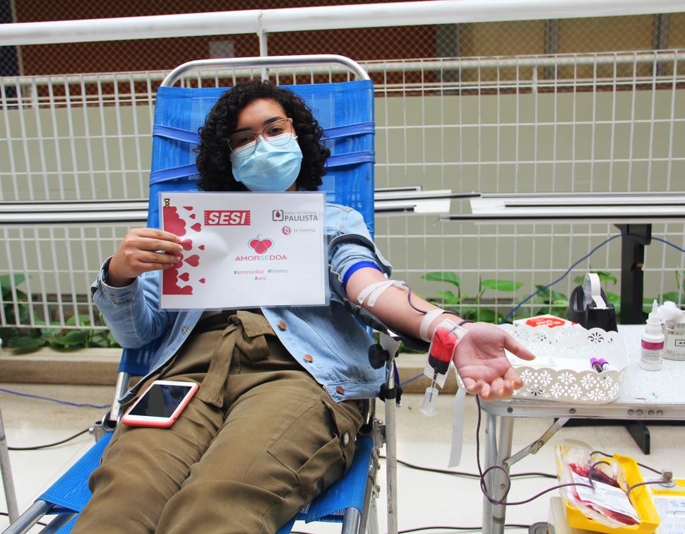Campanha de doação de sangue mobiliza mais de 100 voluntários no Sesi São Bernardo 