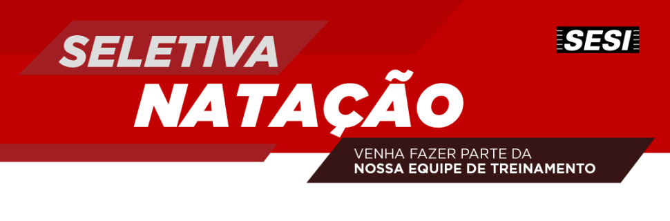 Seletiva de Natação - Equipe de Treinamento