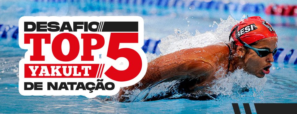 Sesi São Bernardo recebe Desafio Top 5 Yakult de Natação com atletas de alto rendimento 
